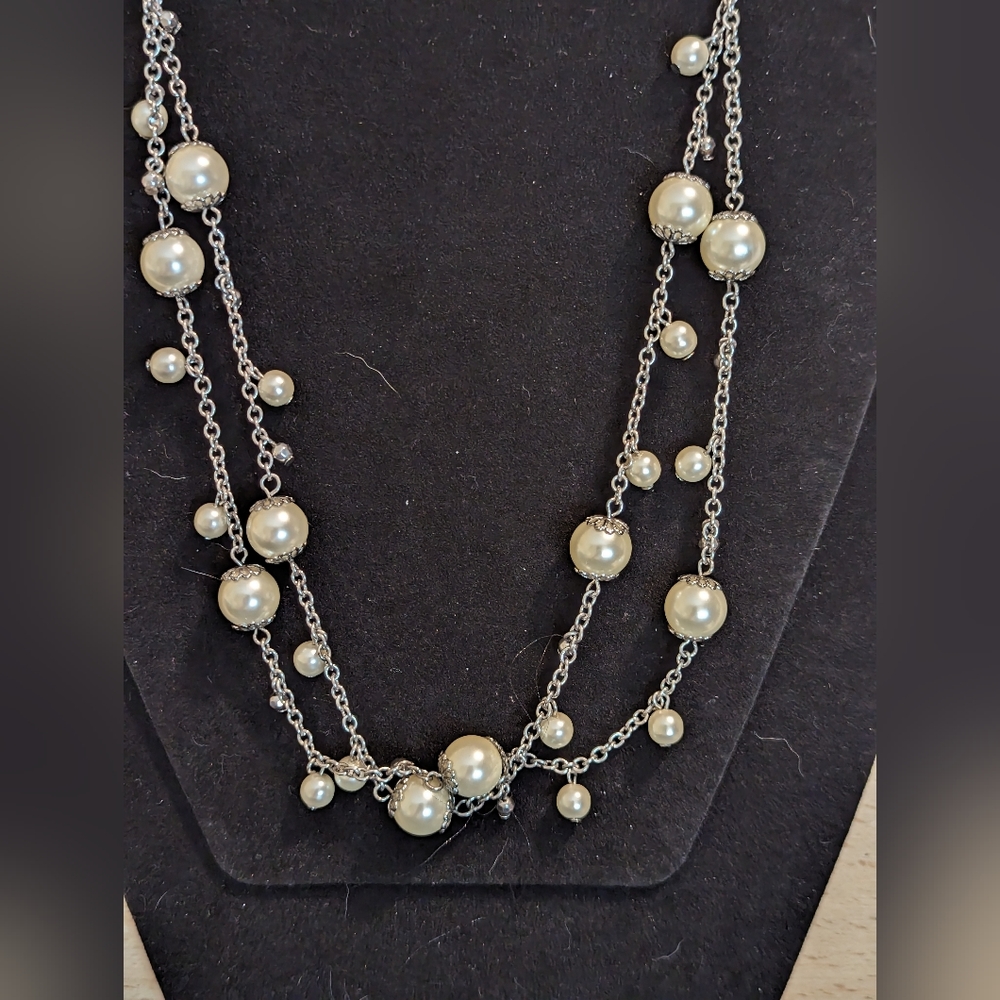 Vintage Faux Pearl Necklace